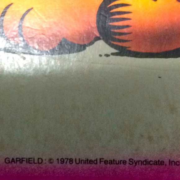 Vtg 1978 Garfield Portfolio Block That Kick.  Cool - Picture 5 of 5